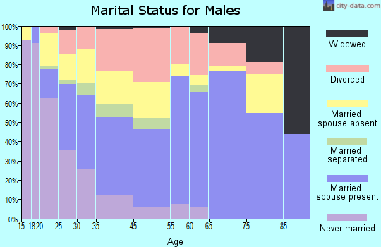 Seagoville marital status for males