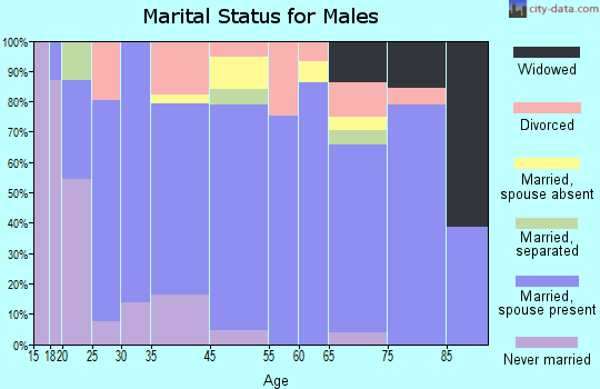 Seymour marital status for males