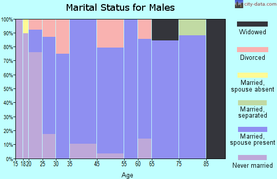 Snook marital status for males
