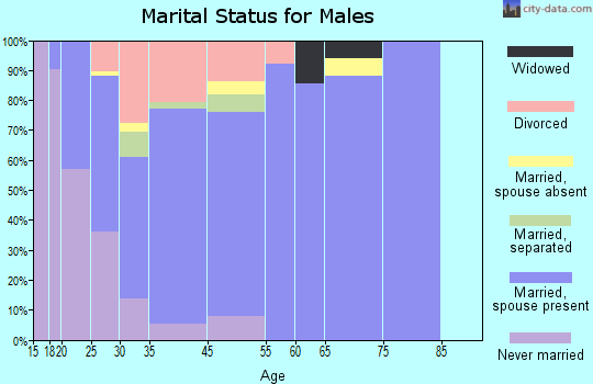 Splendora marital status for males