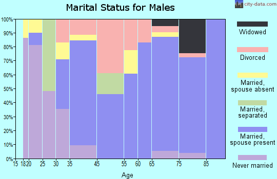 Murrieta Hot Springs marital status for males