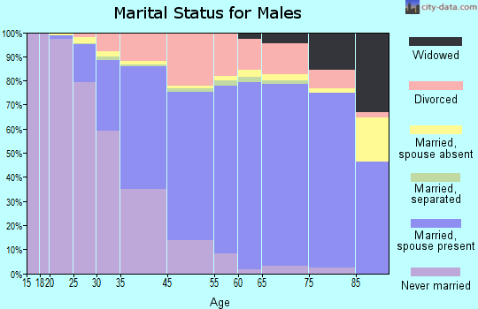 Newport Beach marital status for males
