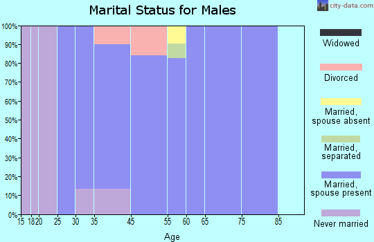 Newport Coast marital status for males