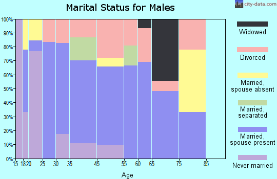Zavalla marital status for males