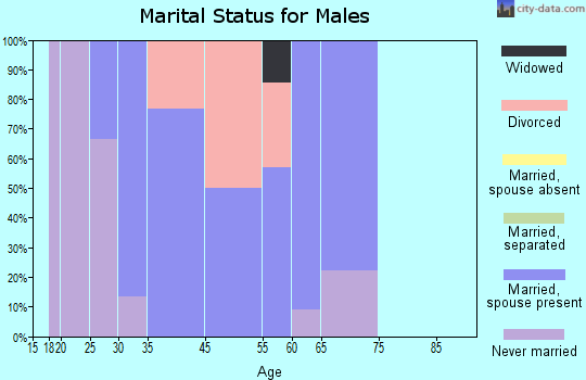 Horn Hill marital status for males