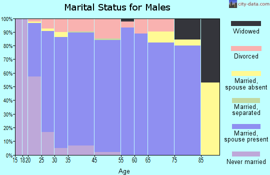 Clinton marital status for males