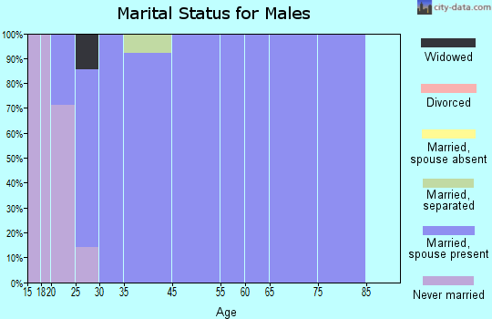 Cornish marital status for males