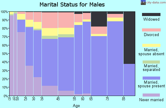 Draper marital status for males