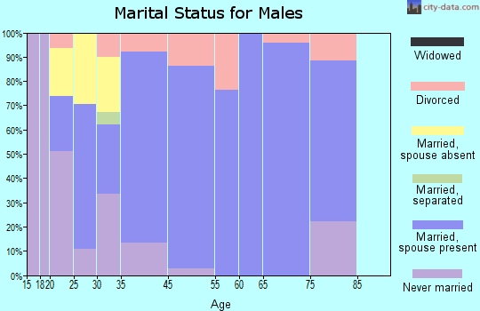 Nuevo marital status for males