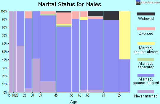 Monroe marital status for males