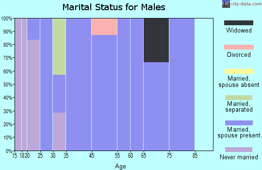 Wallsburg marital status for males