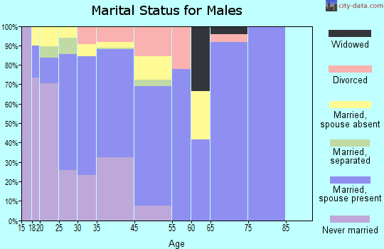 Wendover marital status for males