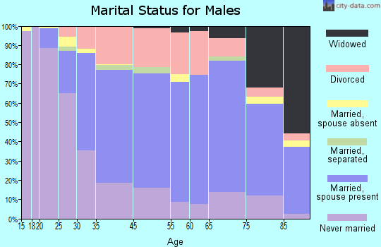 Rutland marital status for males