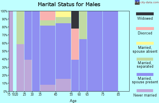 Atkins marital status for males
