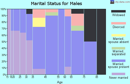 Belle Haven marital status for males