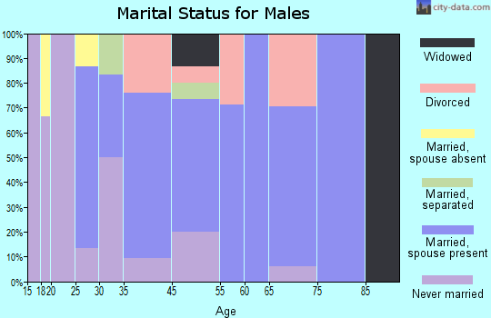 Bloxom marital status for males