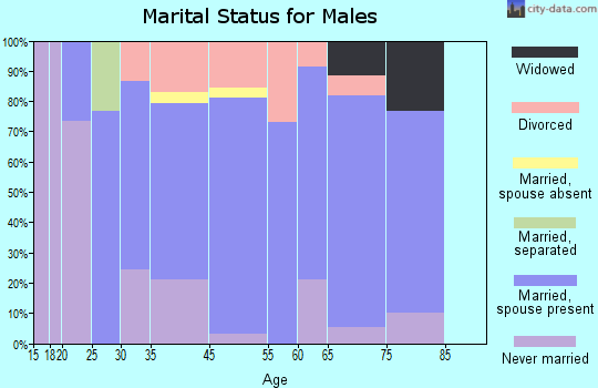 Castlewood marital status for males
