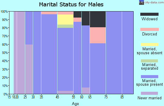 Chatmoss marital status for males
