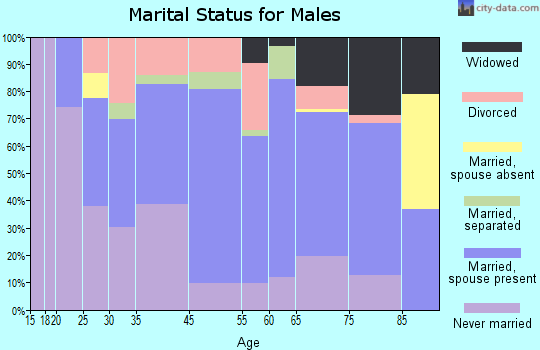 Clintwood marital status for males