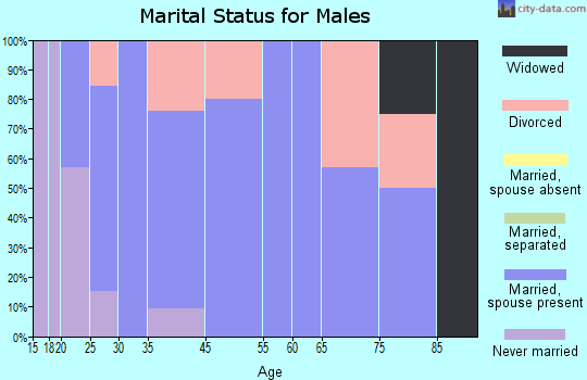 Dungannon marital status for males