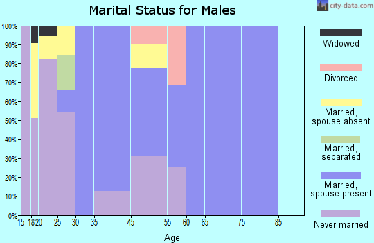 Ferrum marital status for males