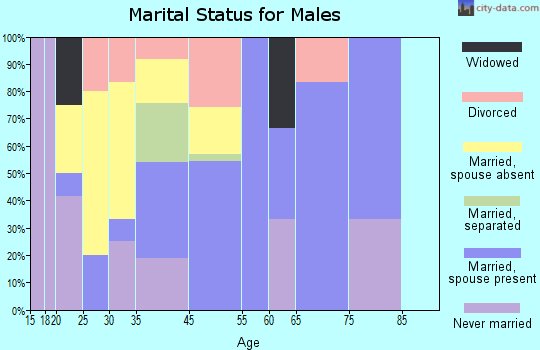 Fincastle marital status for males