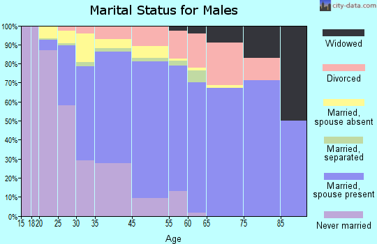 Herndon marital status for males