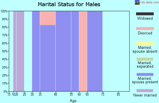 Keokee marital status for males