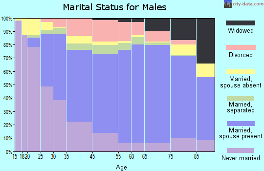 Lynchburg marital status for males