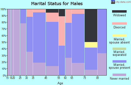 Middleburg marital status for males