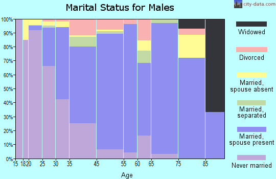 Radford marital status for males