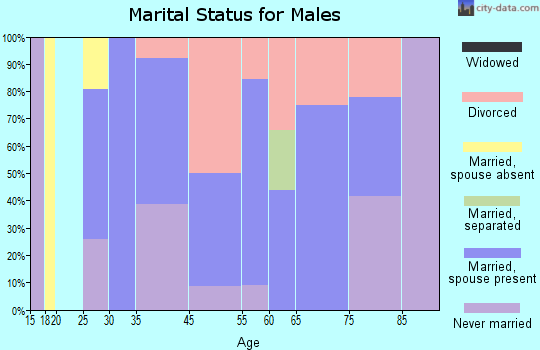 Rushmere marital status for males
