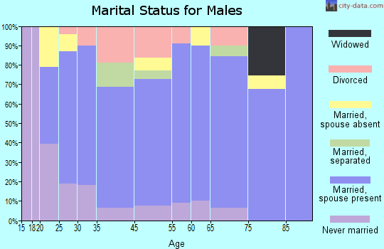 Shenandoah marital status for males