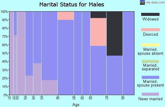 White Stone marital status for males