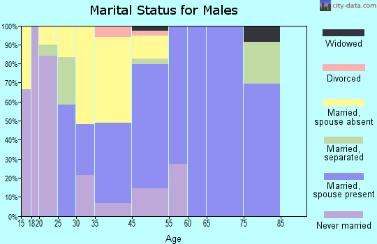 Woodlawn marital status for males