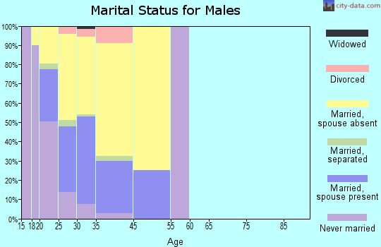 Bangor Trident Base marital status for males