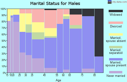 Connell marital status for males