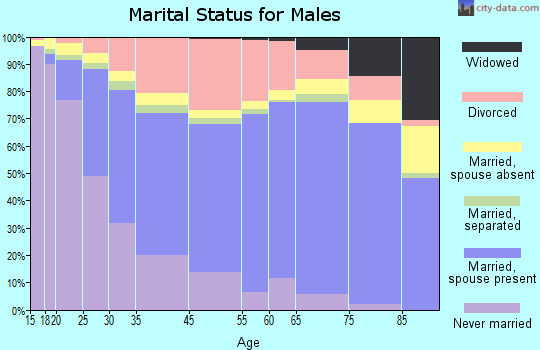 Everett marital status for males