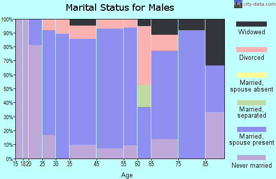 Ilwaco marital status for males