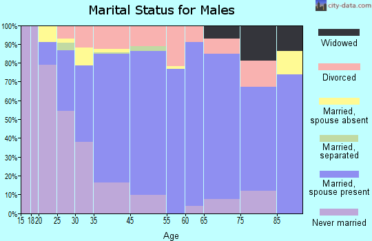 Kenmore marital status for males