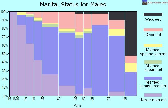 Kirkland marital status for males