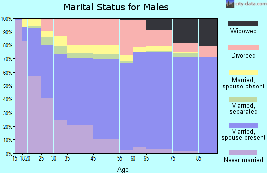 Lakewood marital status for males