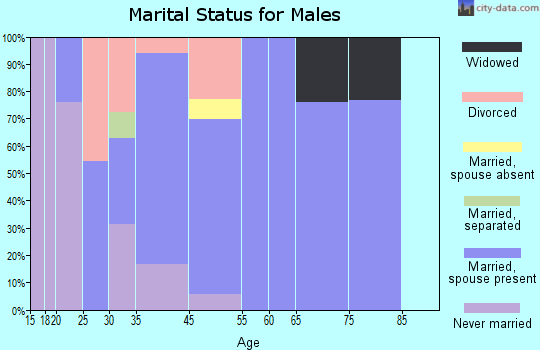 Machias marital status for males