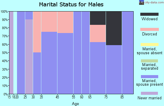 Naselle marital status for males