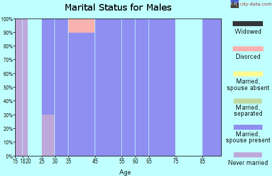 North Sultan marital status for males