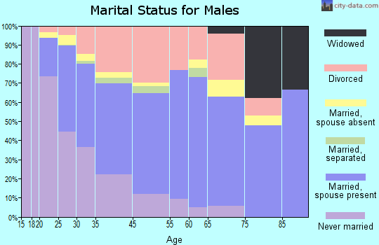 Paine Field-Lake Stickney marital status for males
