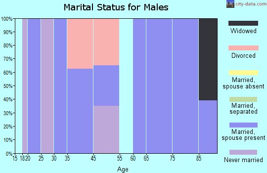River Road marital status for males