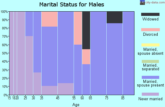 Rockford marital status for males