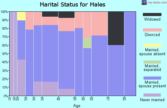 Rock Island marital status for males