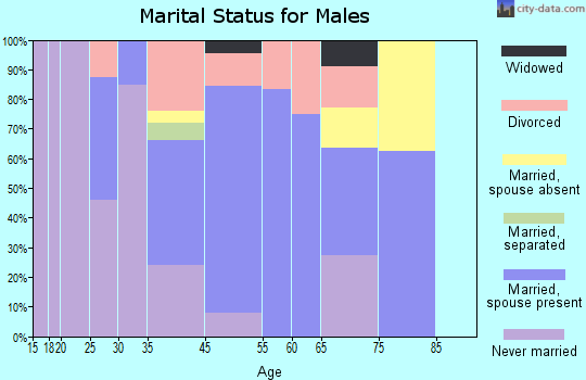 Shaker Church marital status for males